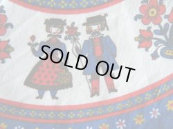 画像1: ランチョン・マット【チロリアン・カップル】青