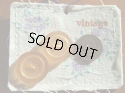 画像2: vintage黄色ボタンカード