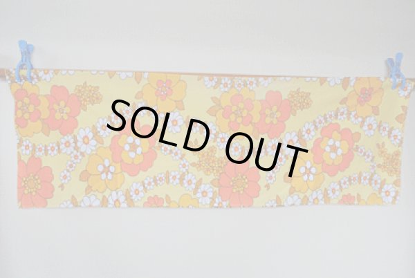 画像3: 70'sヒッピーフラワーネル生地