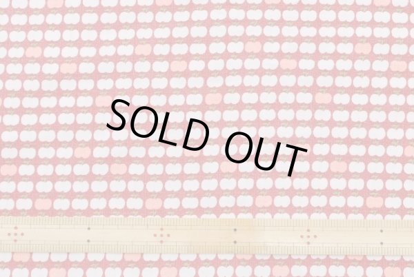 画像2: 小さな小さなリンゴ生地（くすんだワイン色）