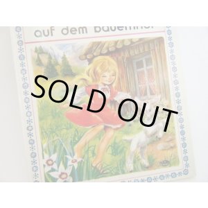 画像: ヴィンテージ絵本「HEIDI」 auf dem Bauernhof