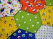 画像2: 70's★色鮮やかなパッチ風はぎれ