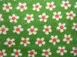 画像1: ドイツ70's★可愛い小花のファブリック（タオル地）はぎれ