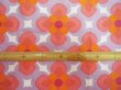 画像2: 【未使用品】70's★ピンク〜パープル系フラワー（はぎれ大）