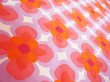 画像4: 【未使用品】70's★ピンク〜パープル系フラワー（はぎれ大）