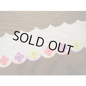 画像: うきうきカラーのお花レース