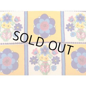 画像: 【未使用品】旧西ドイツ製★可愛い花のタオル