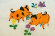 画像1: 子供メルヘンハンカチ★幸せだブ〜〜〜