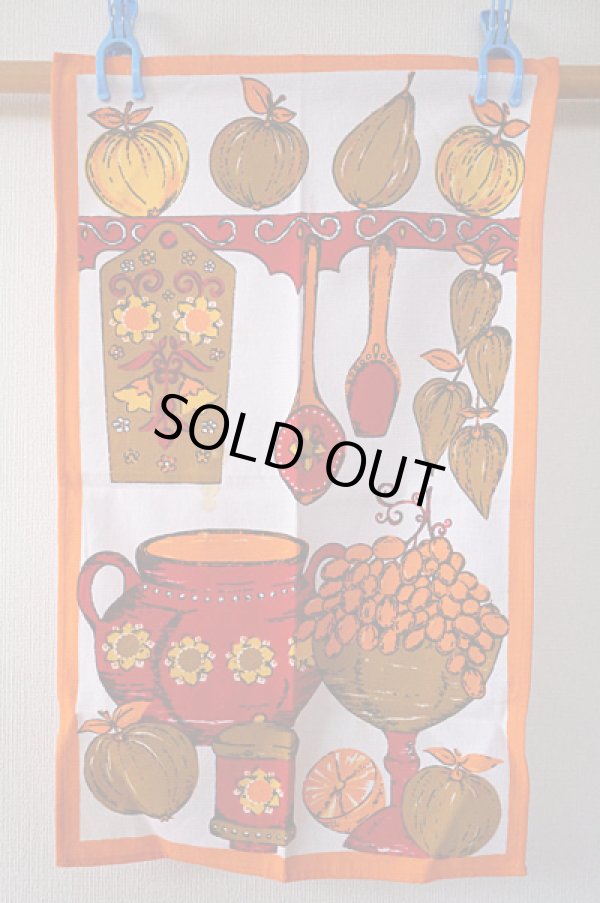 画像5: 【未使用・訳あり】malimoキッチン柄ディッシュクロス