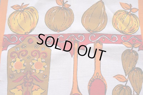 画像2: 【未使用・訳あり】malimoキッチン柄ディッシュクロス