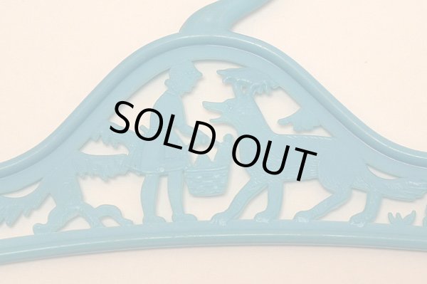 画像1: メルヘンハンガー★あかずきん＋動物（水色）