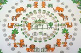 画像: アニマル★ワンダーランド（ピンク）はぎれ