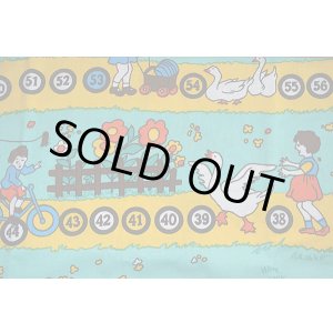画像: 【未使用品】ほのぼの数字とイラストのピローケース