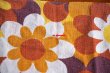 画像4: 70's★丸っこいお花がギッシリのファブリック（はぎれ）
