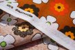 画像4: 【未使用品】70's★３種類の花が並んだファブリック