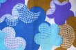 画像2: 70's●ふわふわ花雲と刺し子風（ピローケース）その３