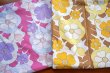 画像4: 70's◆ドイツの大きな花柄ピローケース（茶系）