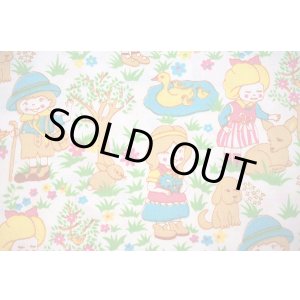 画像: DDR★森の子供と動物たち（はぎれ）