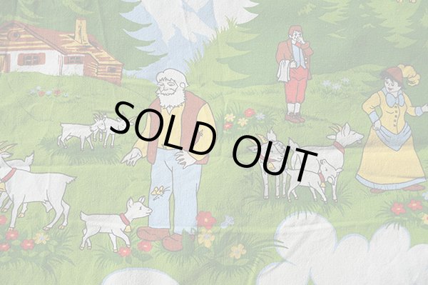 画像3: ドイツ70年代★アルプスの少女ハイジ生地A