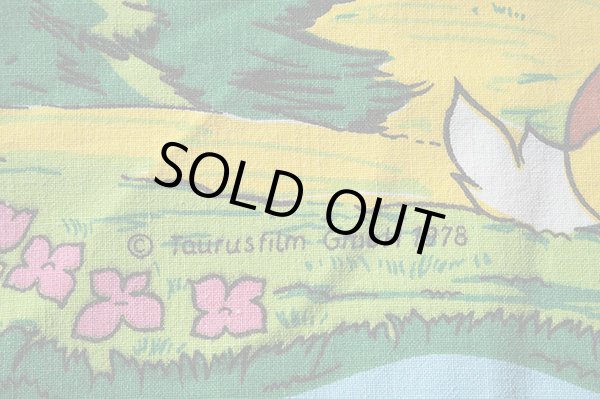 画像4: ドイツ70年代★アルプスの少女ハイジ生地B大きめはぎれ