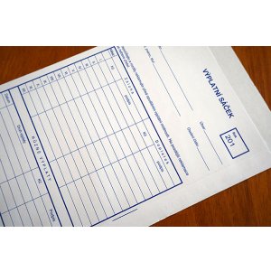 画像: 【未使用品】チェコ◆両面使える紙袋（給料袋）