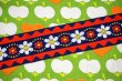 画像1: 【112ｃｍ】70's◆ザルツブルクの花柄チロリアンテープ