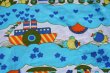 画像3: DDR★魚・船・トレインの可愛い子供柄はぎれ大