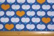 画像2: 70's★リンゴとハート♪（ブルー系）ファブリック