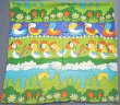 画像5: ドイツ70's◆並んだ鳥さん♪子供柄ピローケース