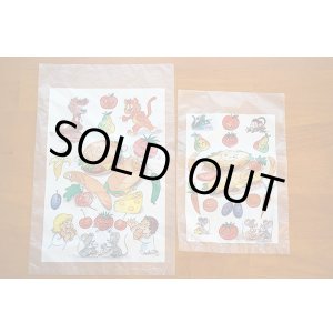 画像: 【未使用品】チェコのお裾分け袋★大小２枚組