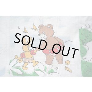 画像: DDR★クマとウサギのバカンス♪ファブリック（大きめカット）