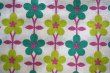 画像1: 【未使用品】お花は続くよどこまでも♪ファブリック（はぎれ）