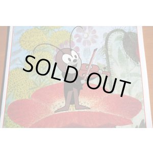 画像: 【未使用品】チェコ塗り絵（コオロギくんとバイオリン）