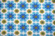 画像1: ドイツ70's★爽やかヨーロピアン・フラワーな生地