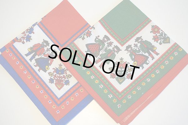 画像1: 【２枚組】チロリアンカップルのおやつマット