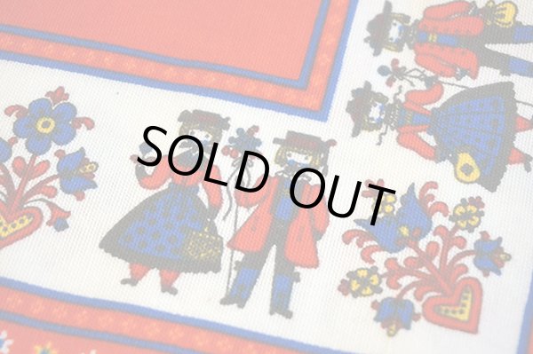 画像1: 【未使用品】チロリアンカップルのランチョンマット