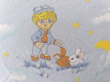 画像: 西ドイツのザントマン（水色）はぎれ