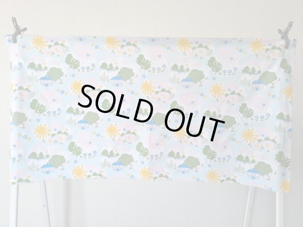 画像3: DDR★不思議な世界（青い家）はぎれ