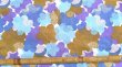 画像2: 70's●ふわふわ花雲と刺し子風ファブリック