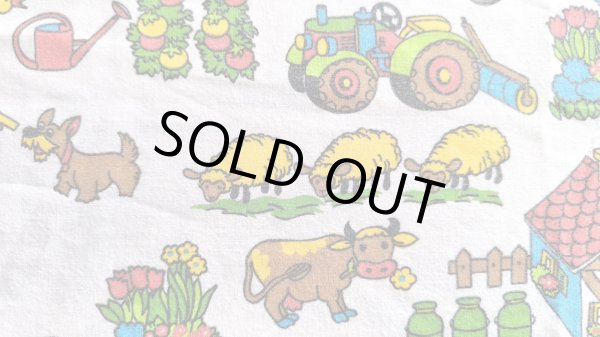 画像2: 70's★農家の動物や鳥たち（訳ありピローケース）