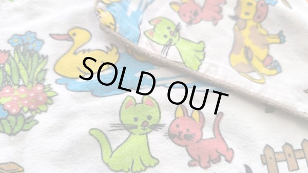 画像3: 70's★農家の動物や鳥たち（訳ありピローケース）