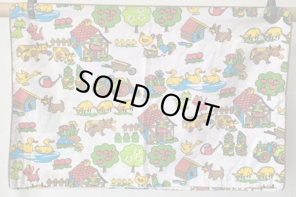 画像5: 70's★農家の動物や鳥たち（訳ありピローケース）