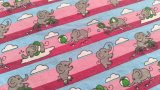 画像: トライアスロンに出たいゾウ〜（はぎれ）