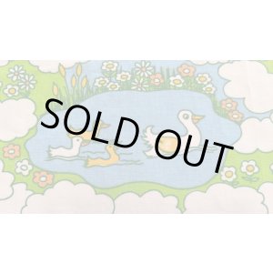 画像: ドイツビンテージ★ロイヤル鳥ファミリー（はぎれ）