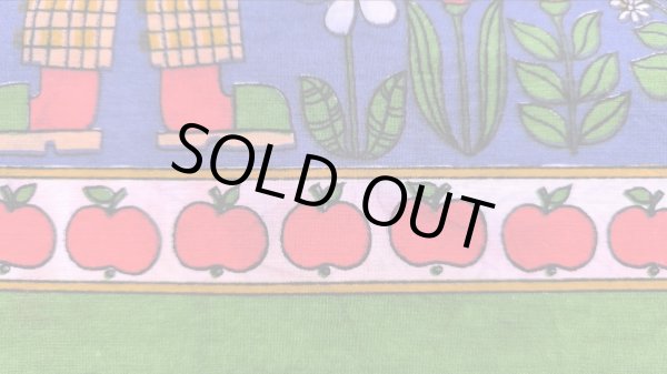 画像5: 未使用アウトレット◆ドイツ70'sリンゴと花と農夫