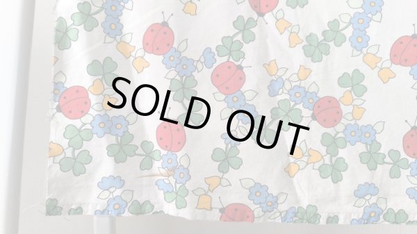 画像5: テントウムシとクローバーはぎれ（難あり）