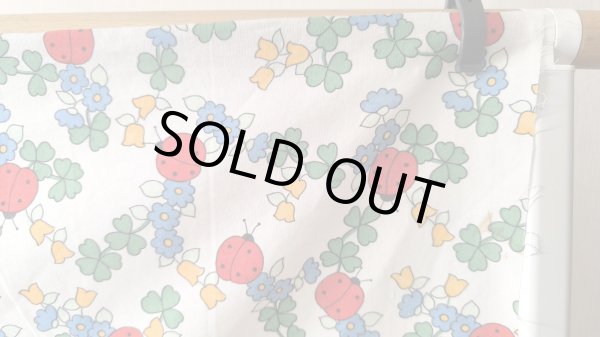 画像3: テントウムシとクローバーはぎれ（難あり）