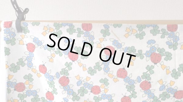 画像4: テントウムシとクローバーはぎれ（難あり）