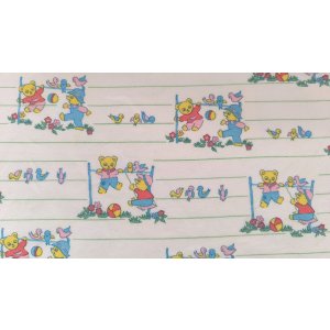 画像: DDR★鉄棒で遊ぶ、小さなテディベア〜ズ（はぎれ）