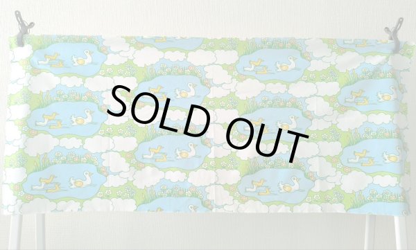 画像4: ドイツビンテージ★ロイヤル鳥ファミリー（はぎれ）